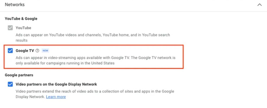 Nowa sieć - Google TV Network