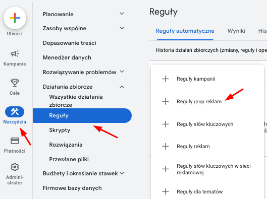 Grupy reklam wstrzymane z powodu małej aktywności - jak ponownie aktywować