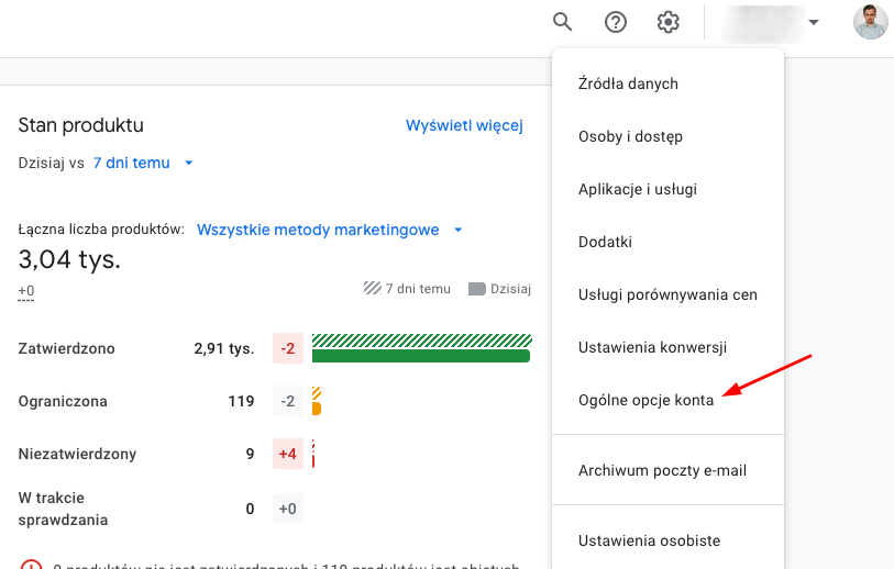 Zabezpieczenia produktów w Google Merchant Center Next